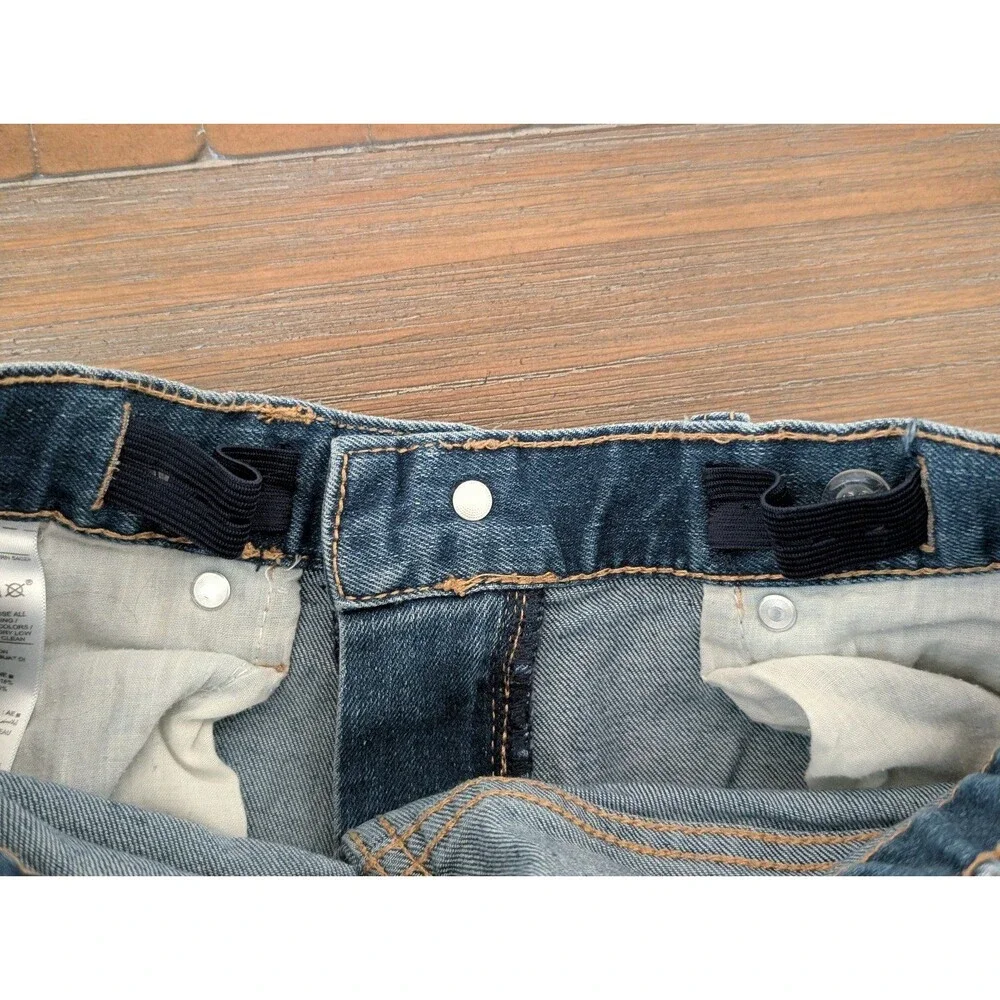 Old Navy Boys Size 10 Straight Built In Tough Flex Adjustable Waist Jeans